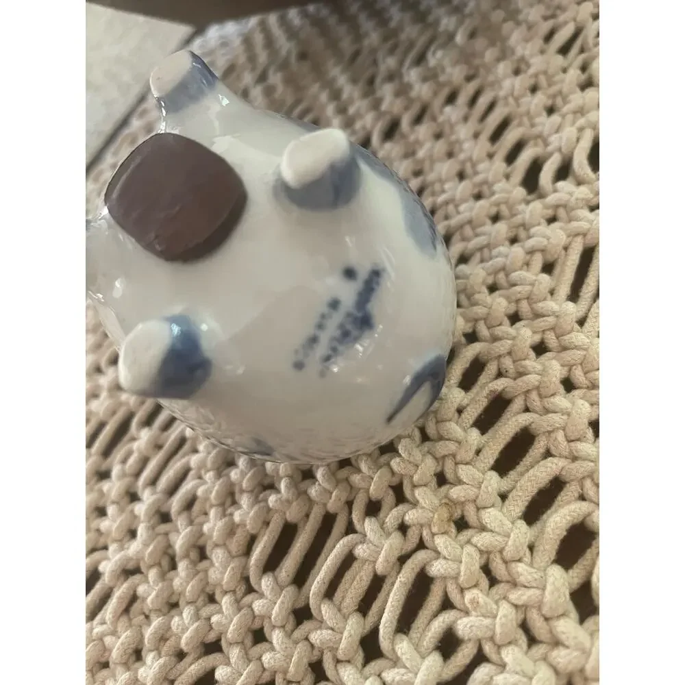 pig bank blue delft